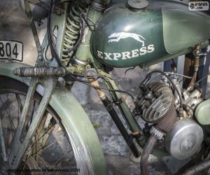 пазл Старый мотоцикл